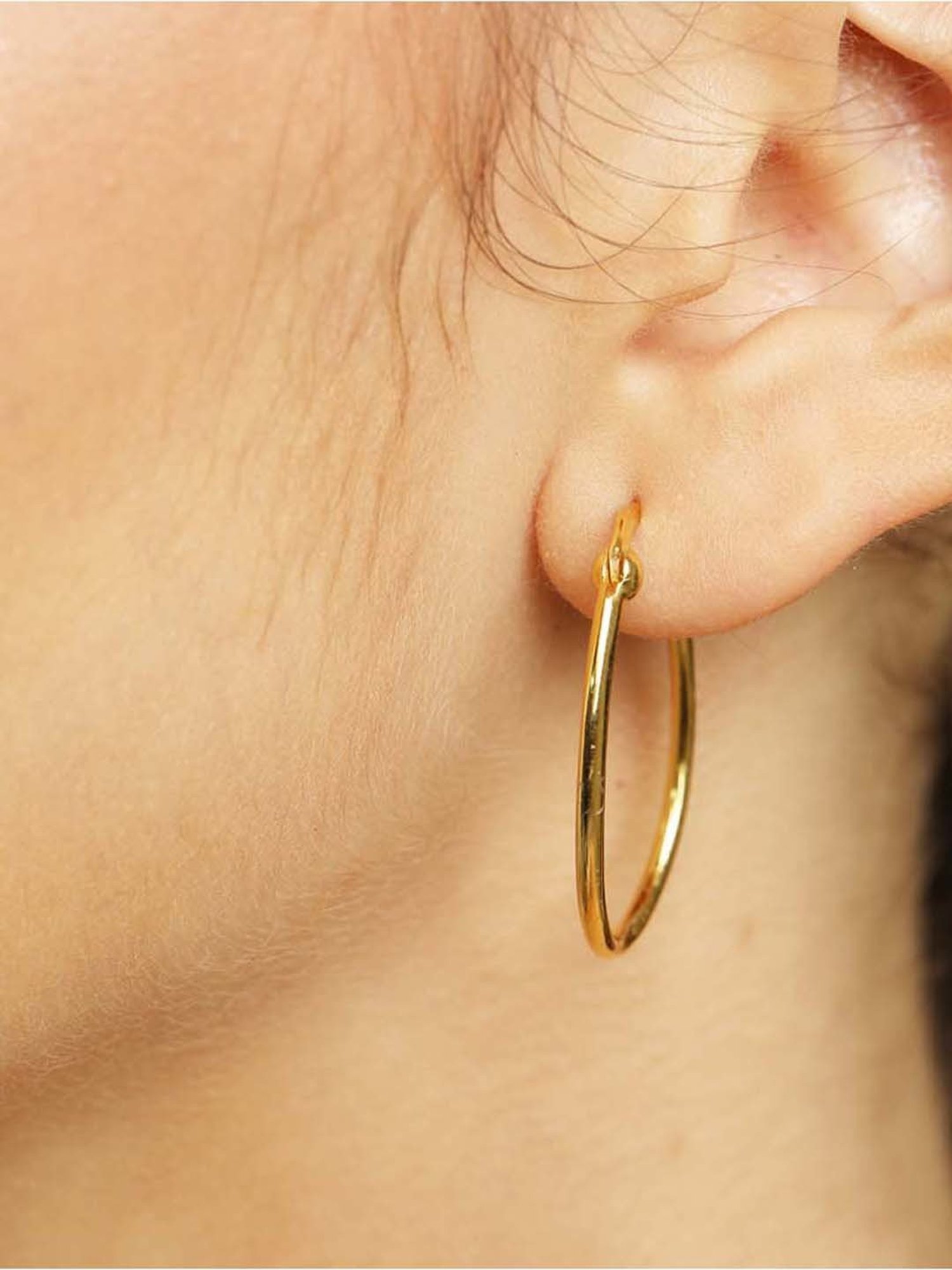 Clara 92.5 Sterling Silver Oval Earrings for Women