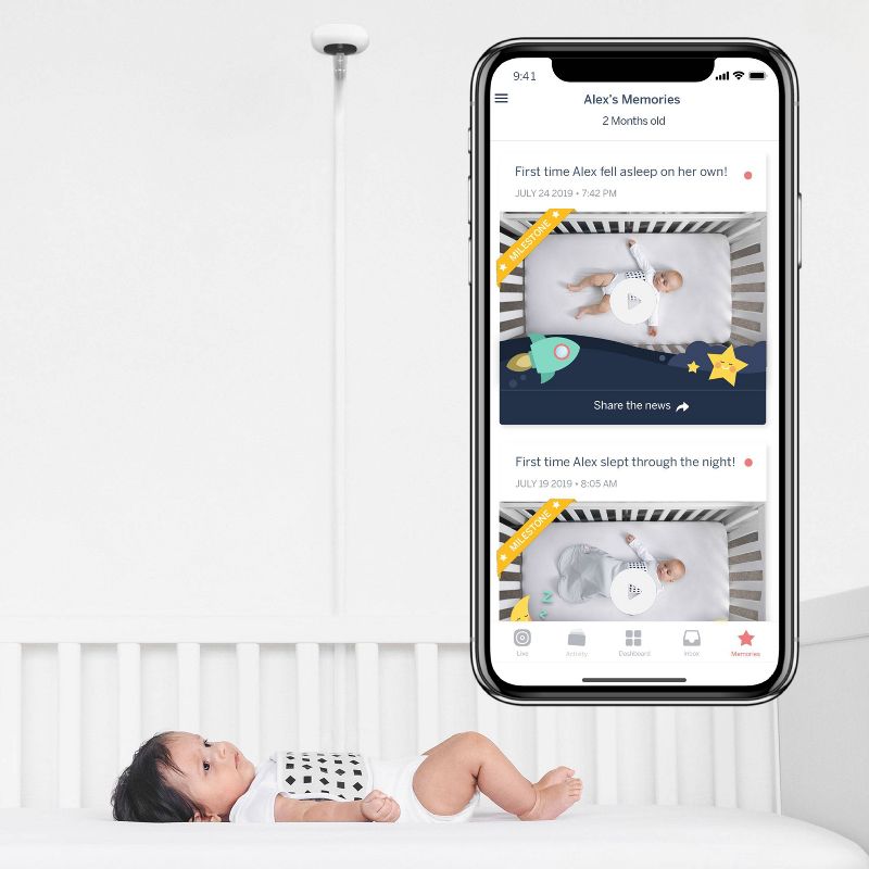 Nanit Pro Smart Baby Monitor and Floor Stand