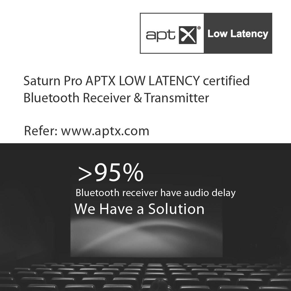 Avantree Pre-paired 2 PCS APTX LOW LATENCY Certified bluetooth transmitter for tv and reciver for wired headphones - Wireless watch tv without LIP SYNC DELAY