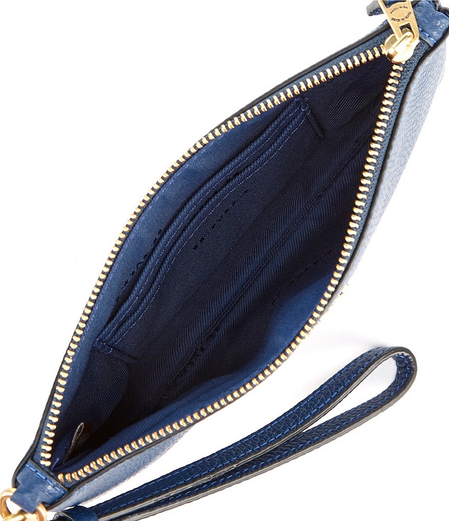 HOBO Link Leather Zip Wristlet