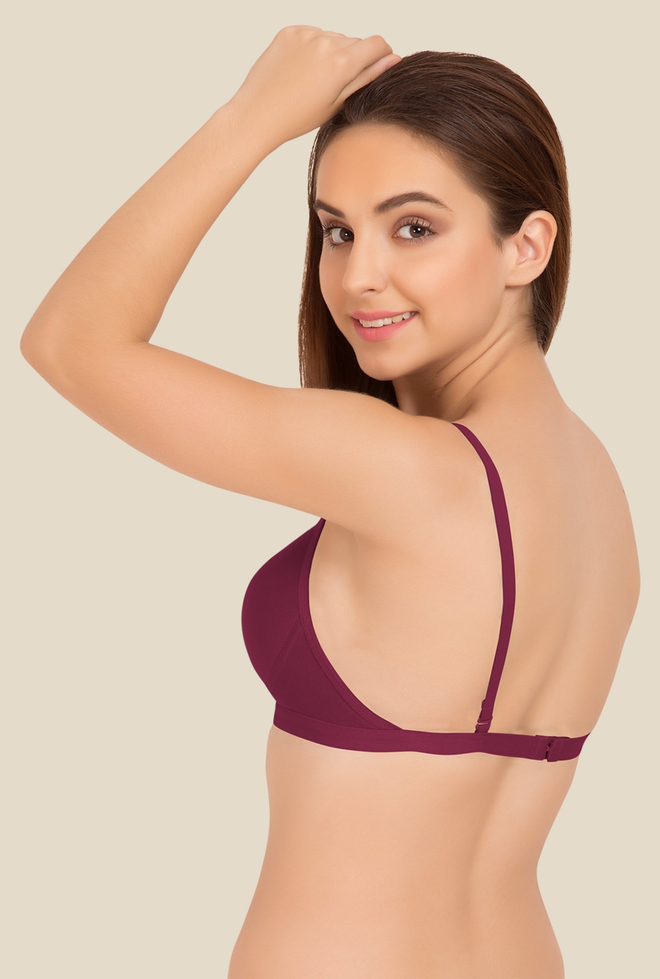 Tweens Red & Wine Padded Bra (Pack Of 2)