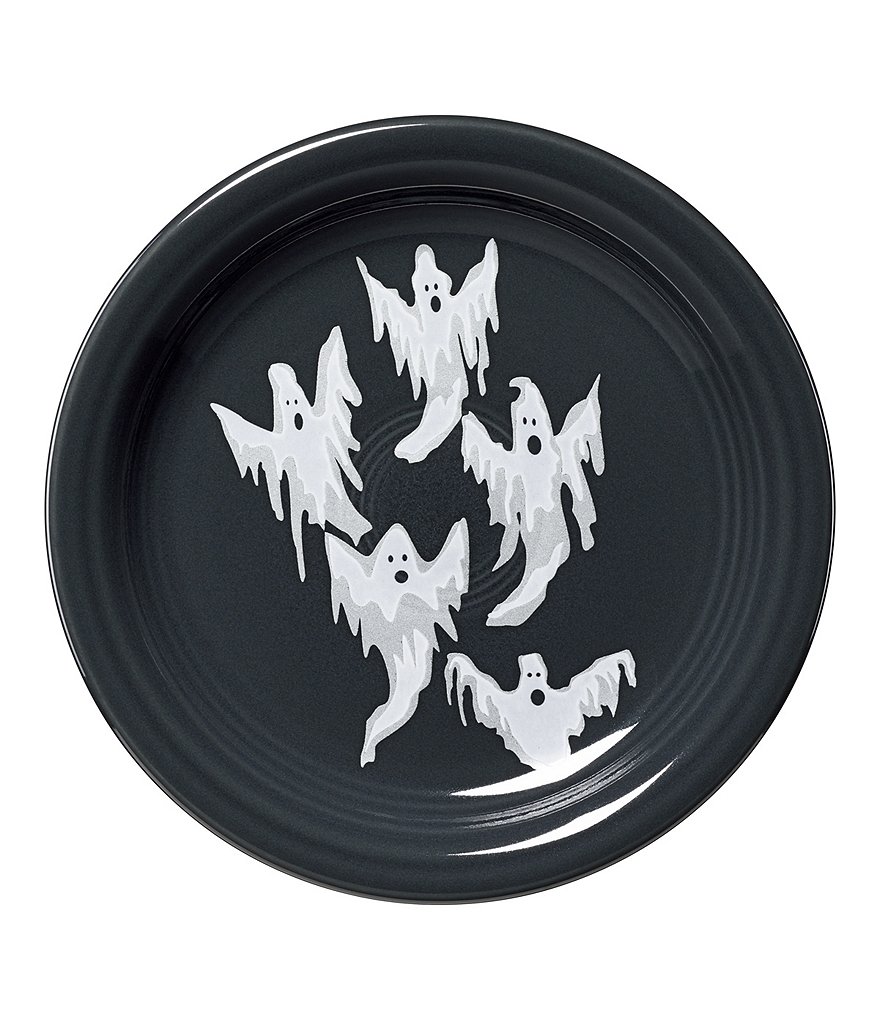 Fiesta Halloween Collection Flowing Ghosts Appetizer Plate