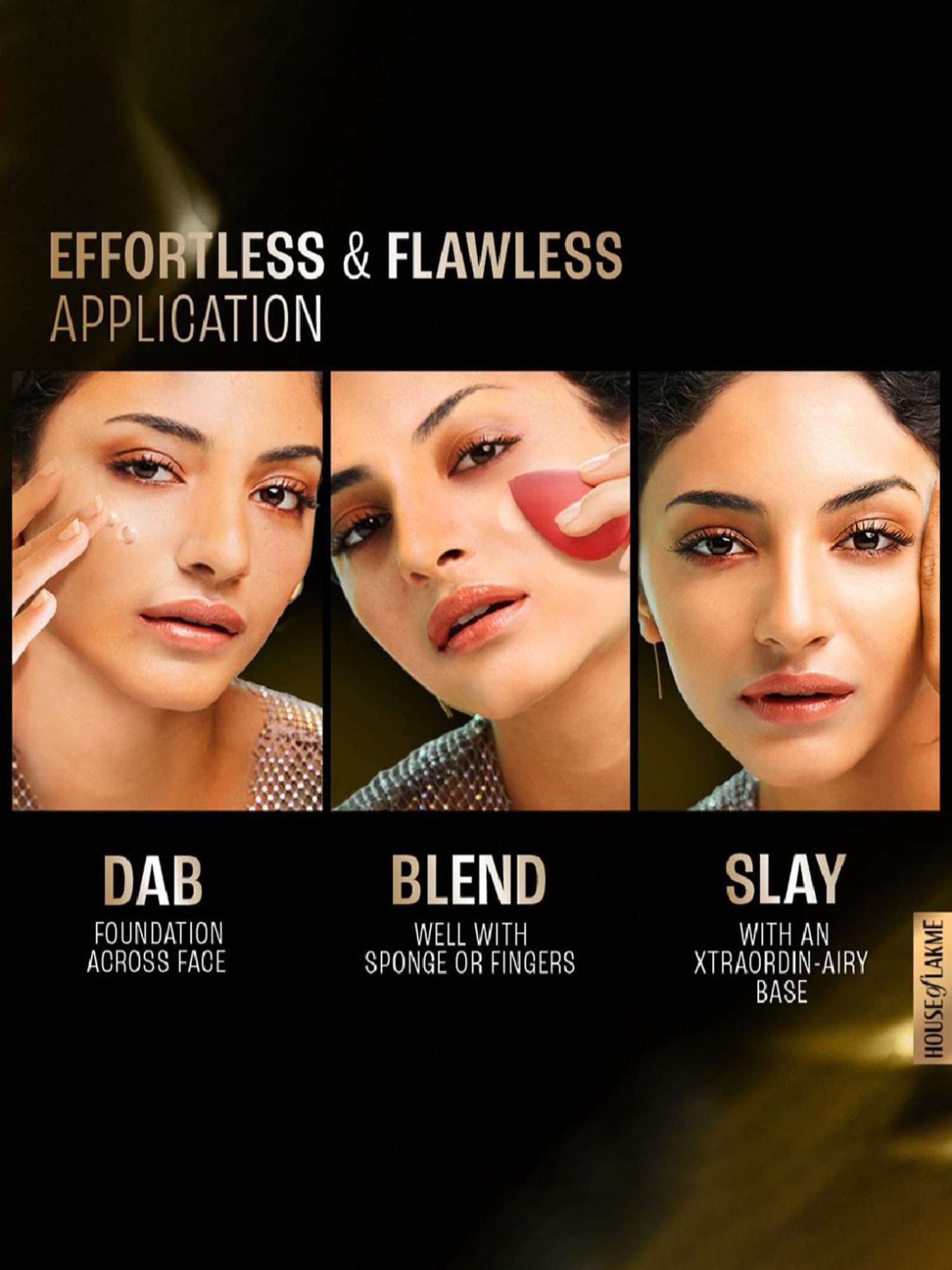 Lakme Xtraordin-Airy Mattreal Mousse Foundation Almond Honey - 25 gm