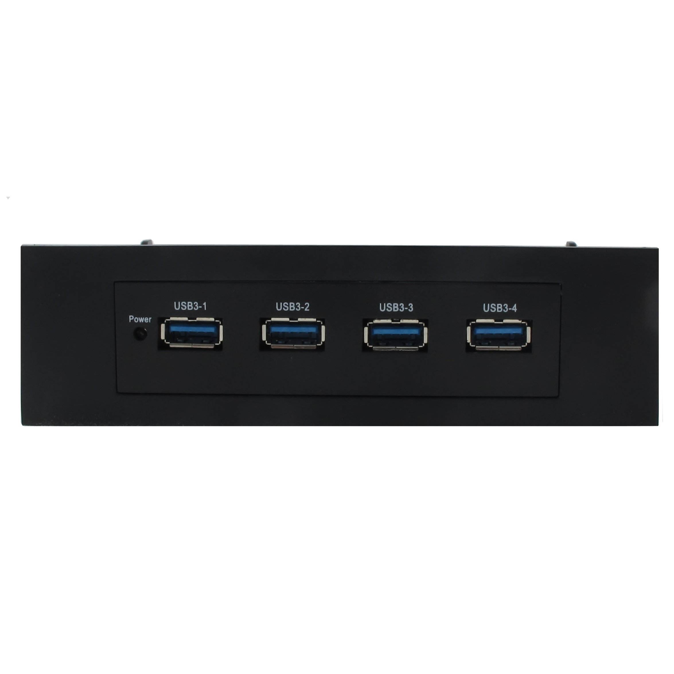Sedna - USB 3.0  4 Port USB 3.0 Internal Hub ( 3.5" Bay with 5.25" bay mounting kit included )