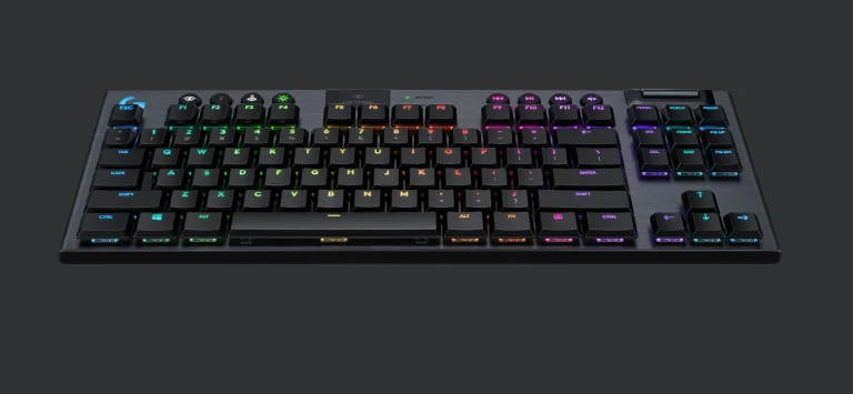 Logitech G913 TKL Wireless RGB Mechanical Gaming Keyboard, Tea Shaft