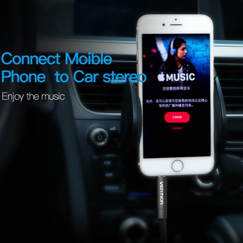 Vention 3.5mm Auxiliary Audio Cable [2-Pack] ,Jack 3.5mm AUX Cable for Headphones, iPods, iPhones,Samsung, Car/Home Stereos and More