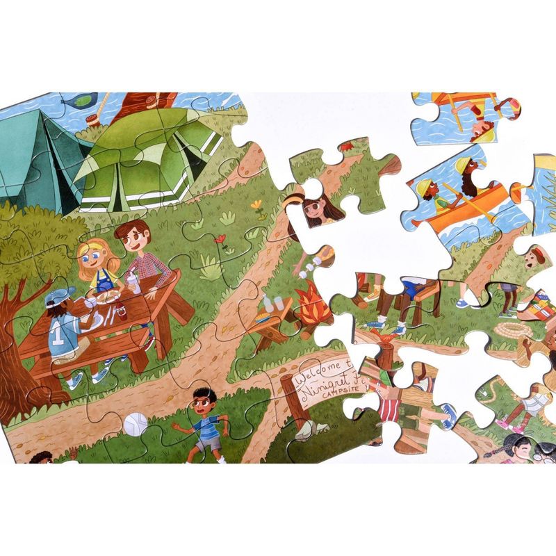 Little Likes Kids Camping Outdoors Kids' Jumbo Puzzle - 48pc