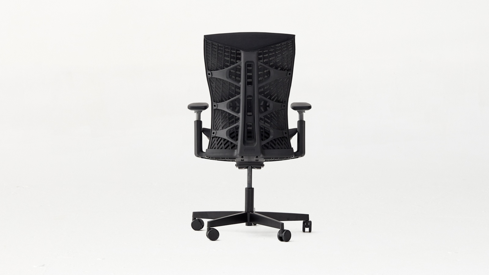 Autonomous Ergonomic Office Chair - ErgoChair Pro+ Black Frame, Black TPE with Black Mesh