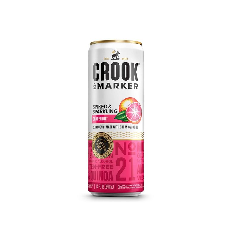 Crook & Marker Grapefruit Spiked & Sparkling - 4pk/11.5 fl oz Cans