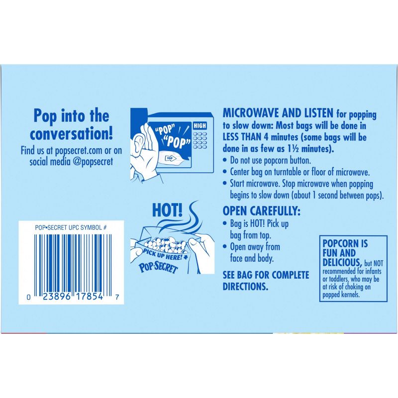 Pop Secret Movie Theater Butter Microwave Popcorn - 12ct