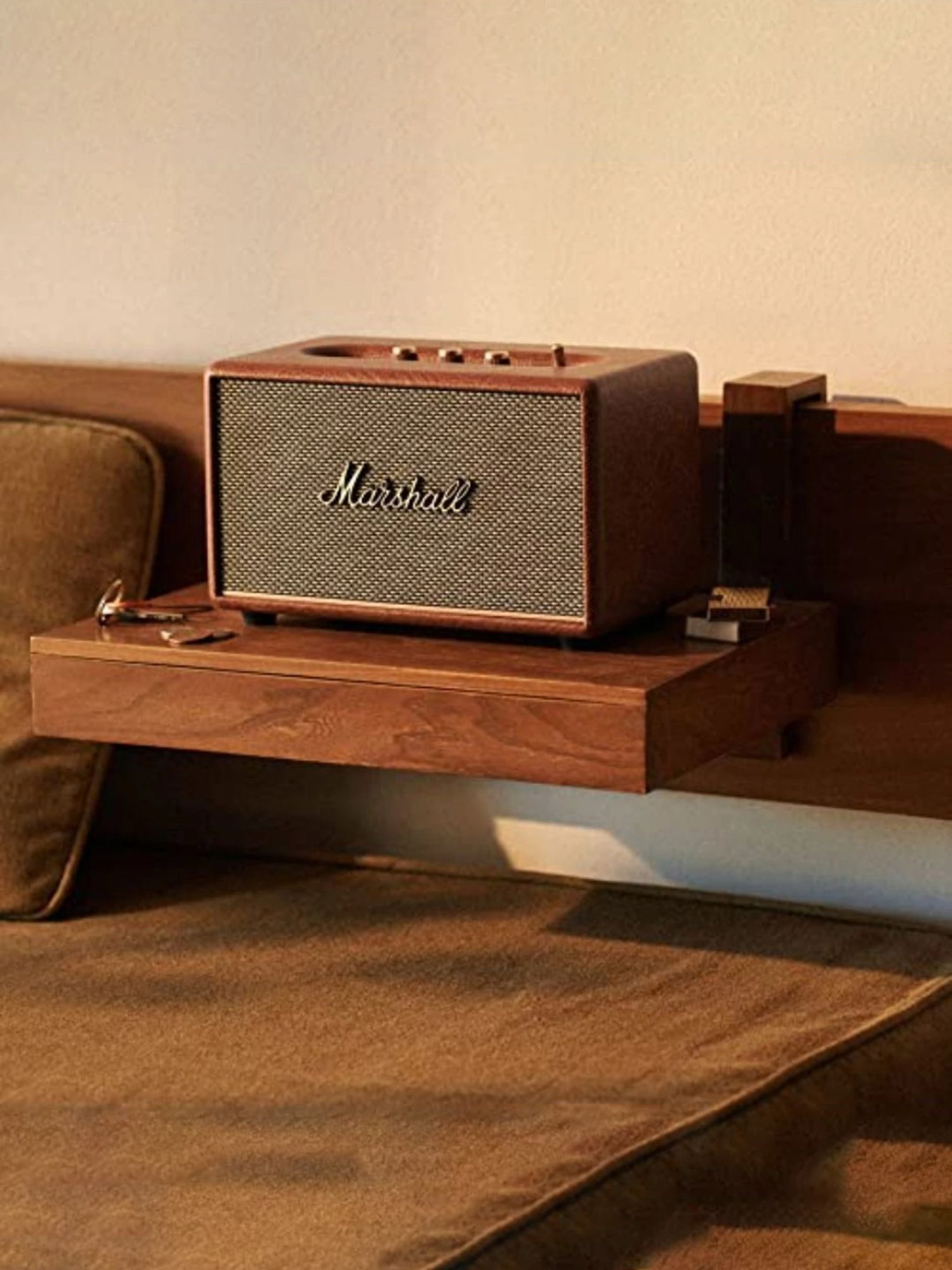 Marshall Acton III Bluetooth Home Speaker (Brown)