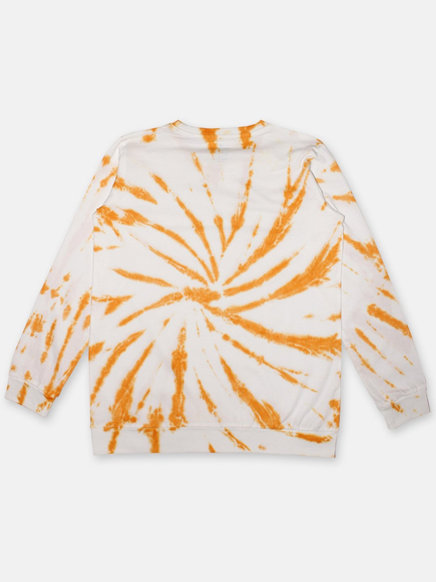 Kiddopanti Kids Mustard Tie Dye Full Sleeves T-Shirt