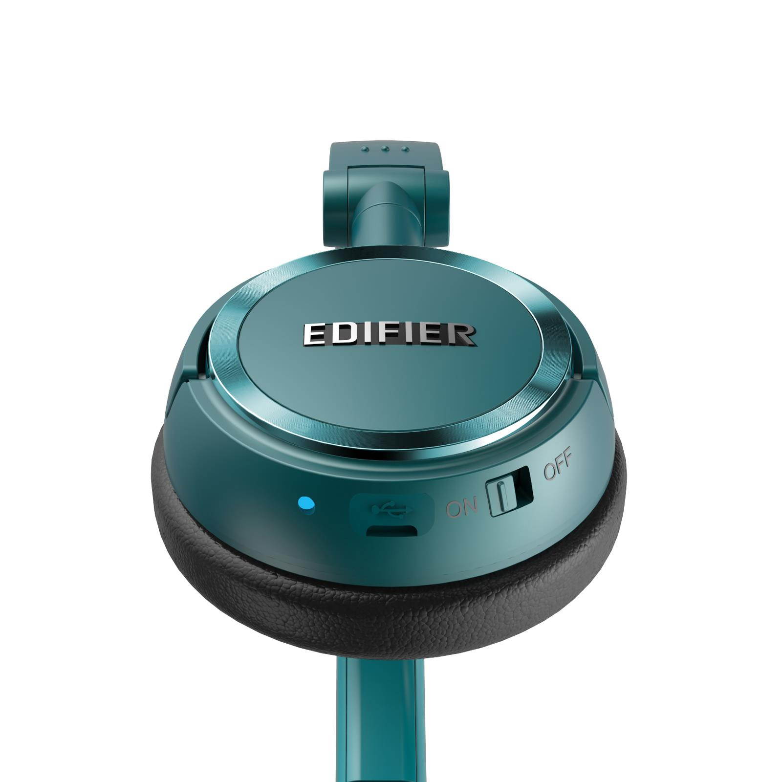 Edifier W675BT On-ear Bluetooth v4.1 Headphones Foldable with NFC Connect 40mm Drivers - Blue