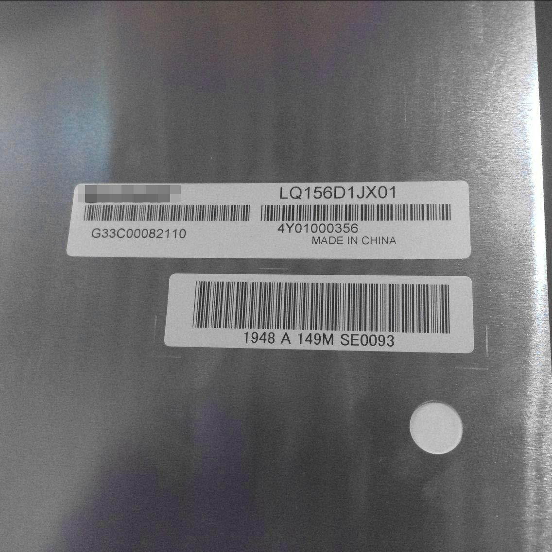 15.6" 3840x2160 4K 40pin edp LED LCD Screen for Sharp LQ156D1JX01/LQ156D1JX01B