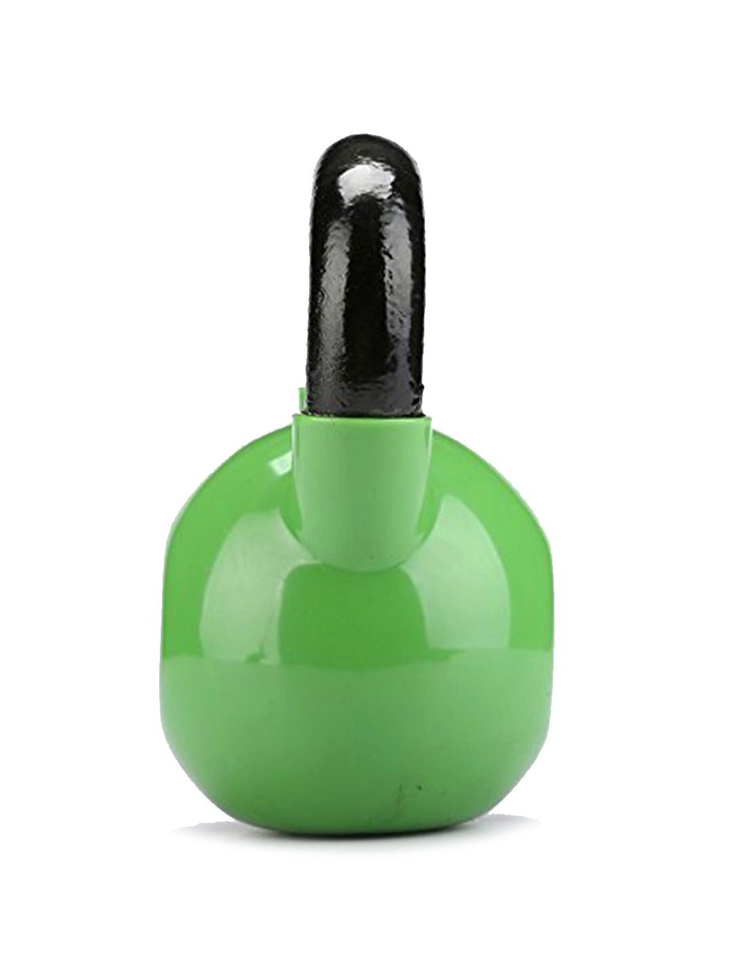 NODENS Green & Black Vinyl Coated Kettle Bell (12 kg)