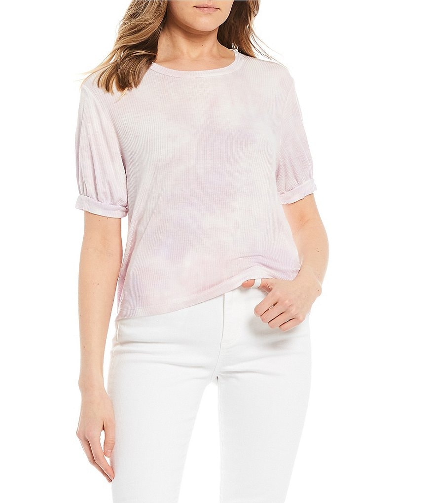 Good Luck Gem Short-Sleeve Tie-Dye Boxy Tee