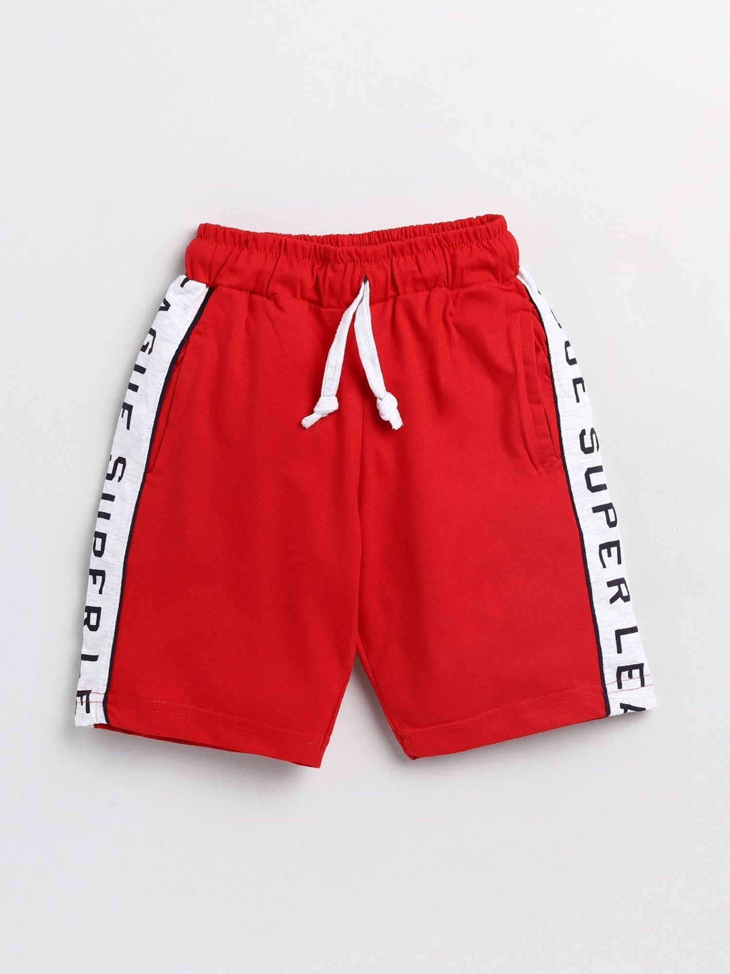 Kate & Oscar Kids Beige Cotton Embroidered Shorts