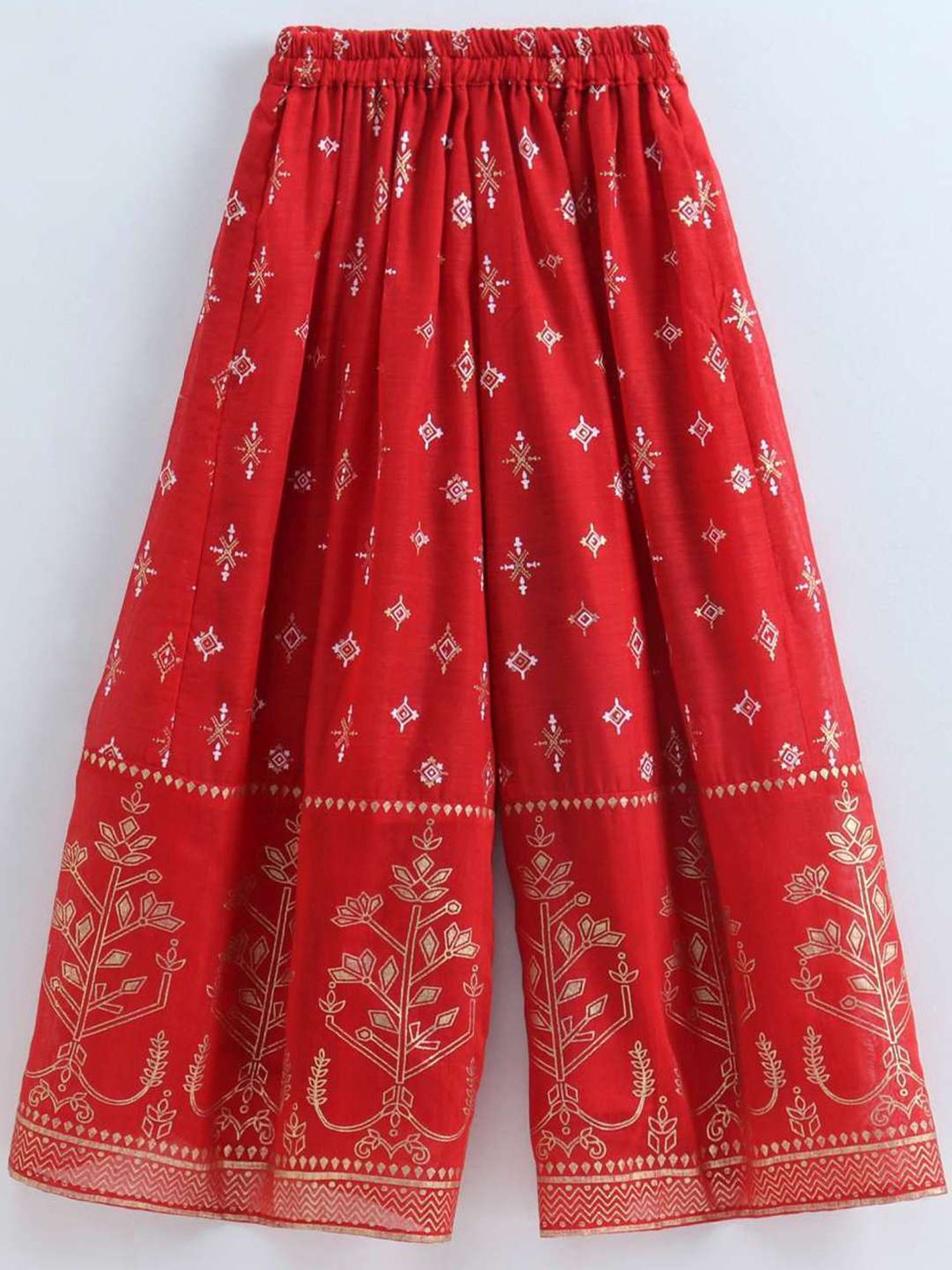 TWISHA Kids Green & Red Printed Top Set