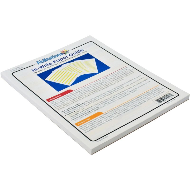 Abilitations Hi-Write Beginner Paper, Level 1, pk of 100 Sheets