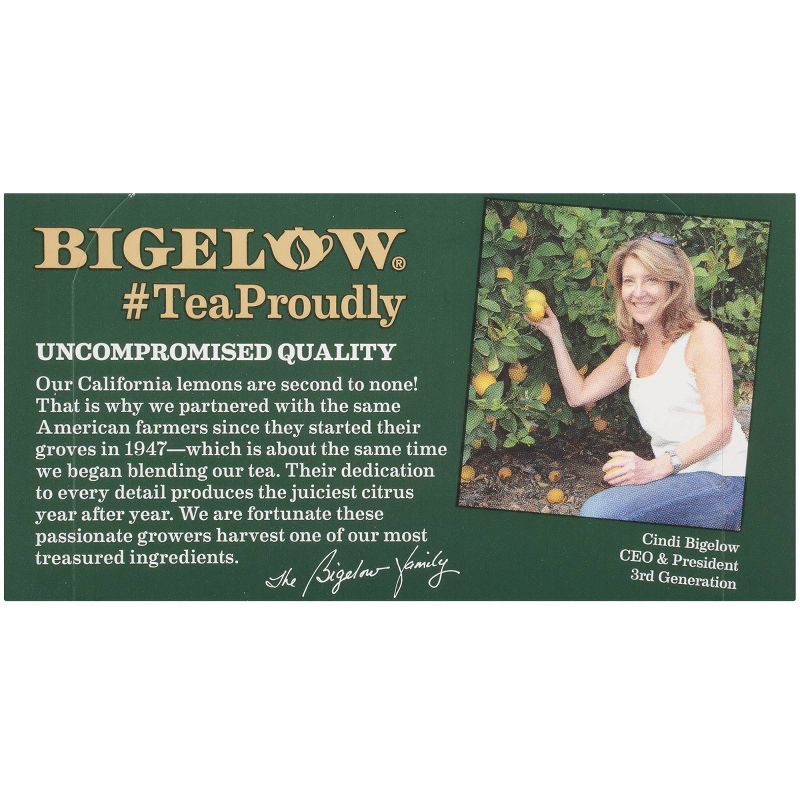 Bigelow Green Tea Bags with Lemon - 20ct