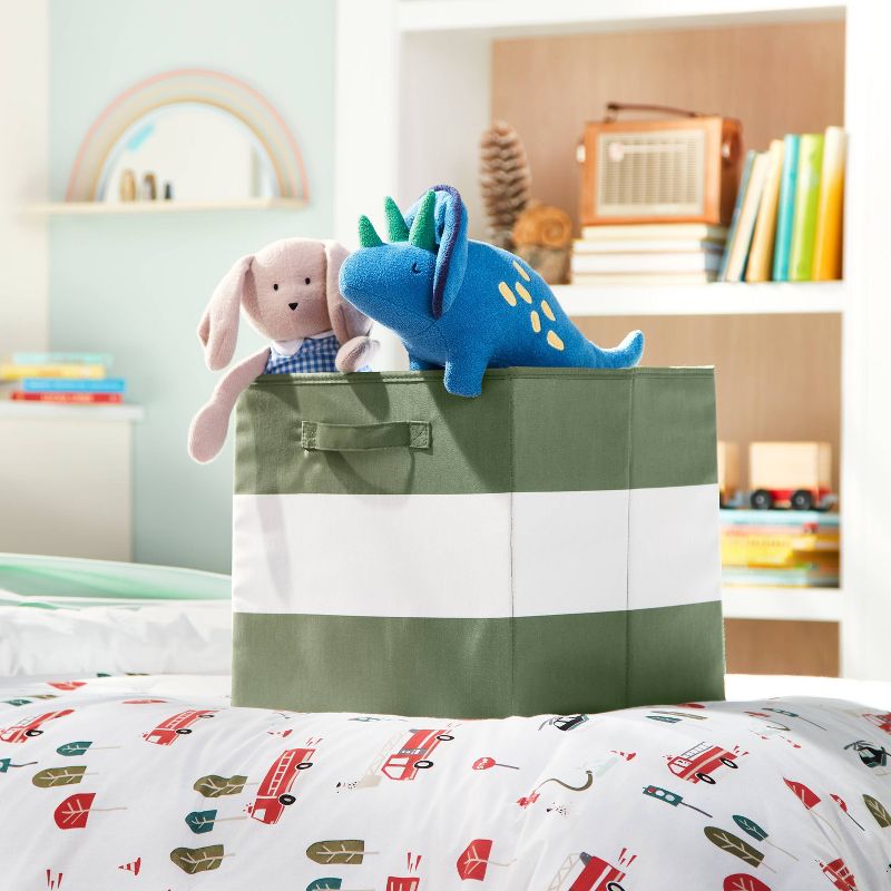 Toddler Transportation Cotton Comforter Set Navy - Pillowfort™