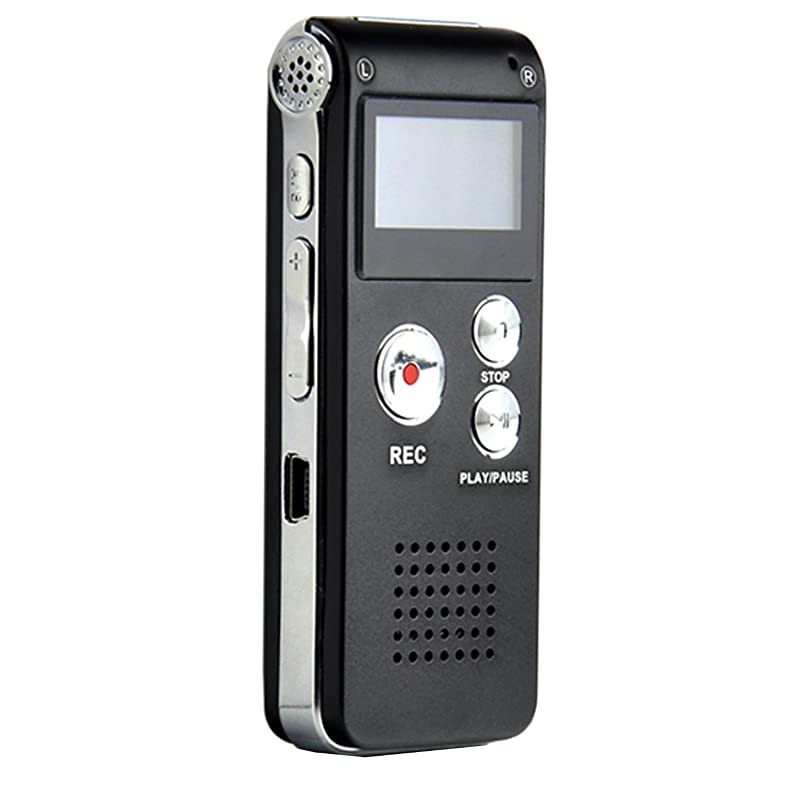 Rechargeable 8G 8GB 650HR Digital Audio Voice Recorder Dictaphone MP3 Player FM