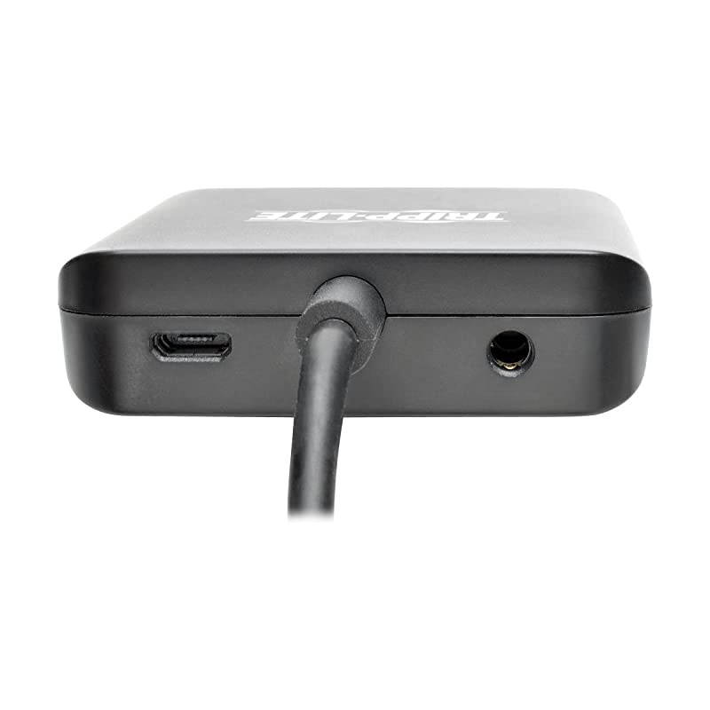 HDMI Audio DeEmbedder Extractor with BuiltIn HDMI Cable UHD 4K x 2K P13006NAUDIOBLACK