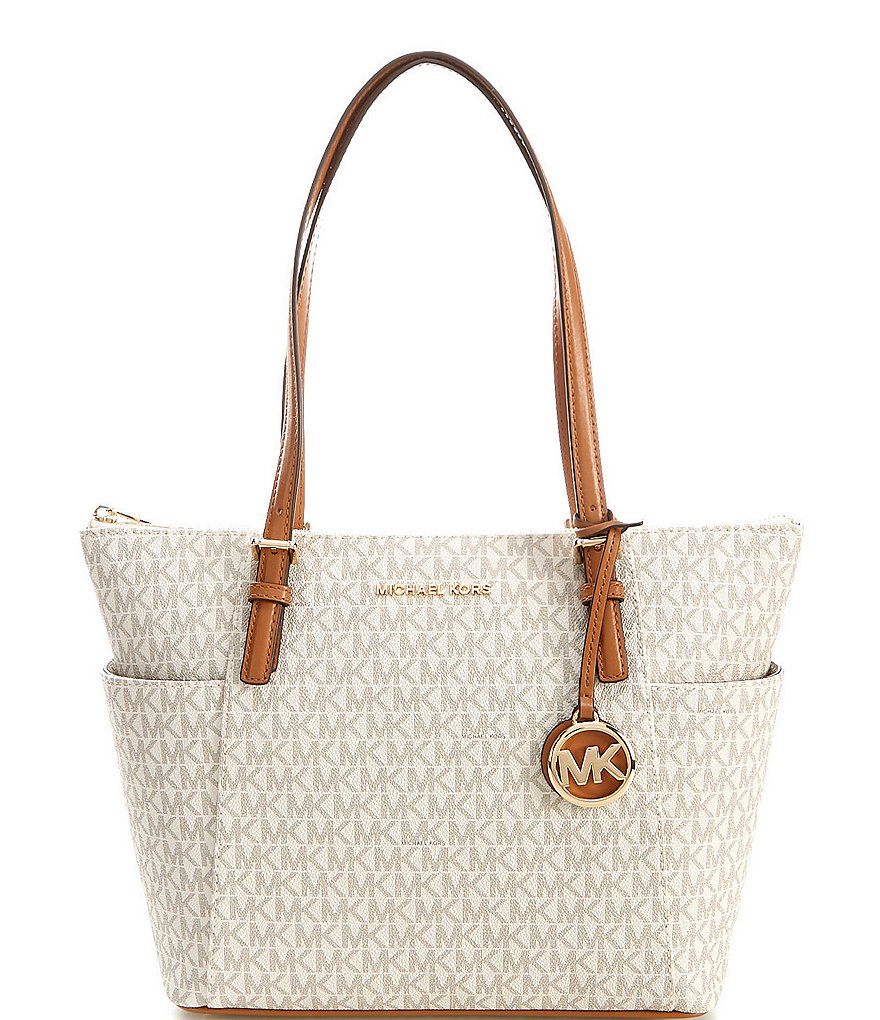 Michael Kors Signature Jet Set East West Top Zip Tote Bag