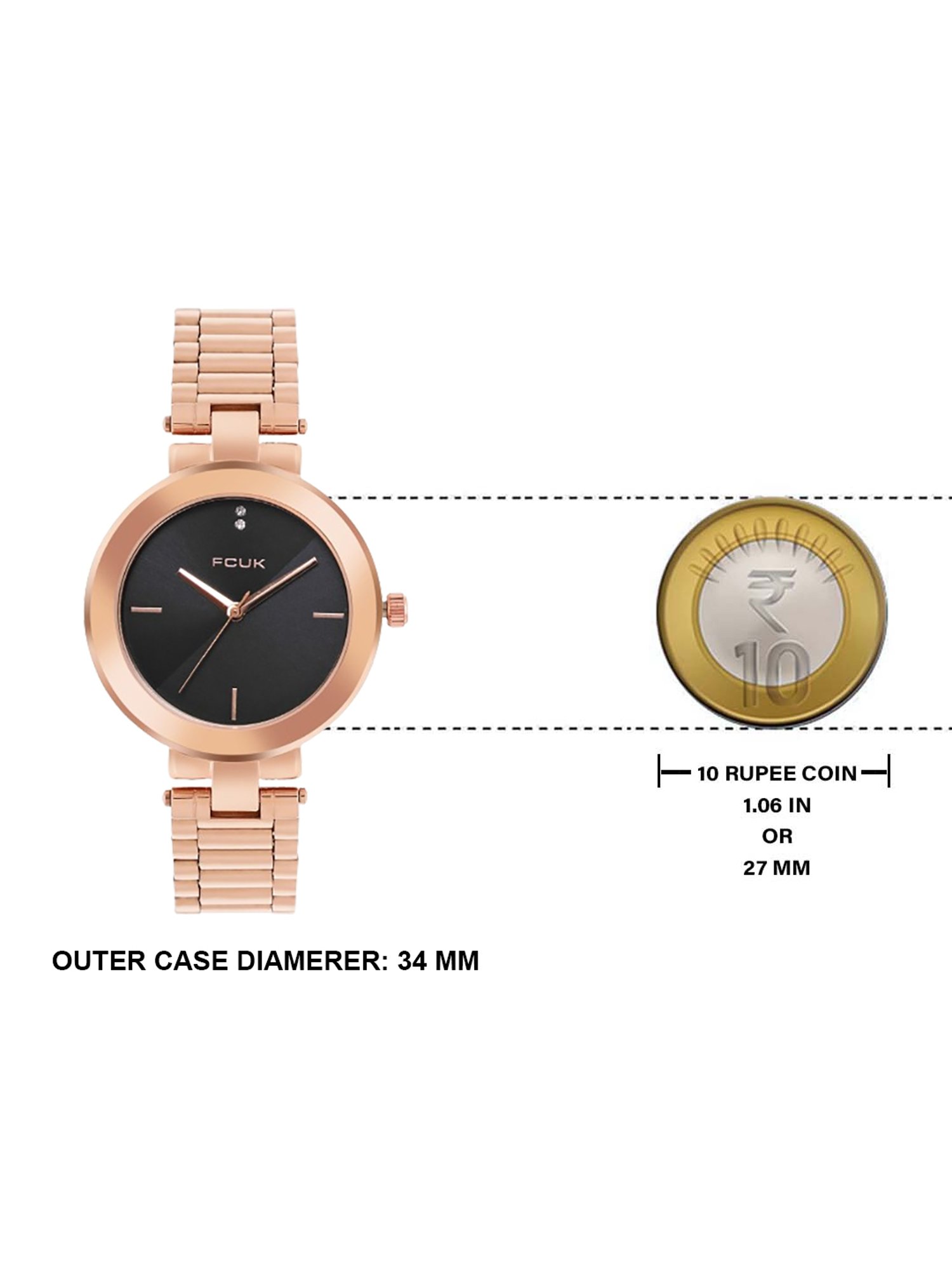 FCUK FK00039B Analog Watch for Women