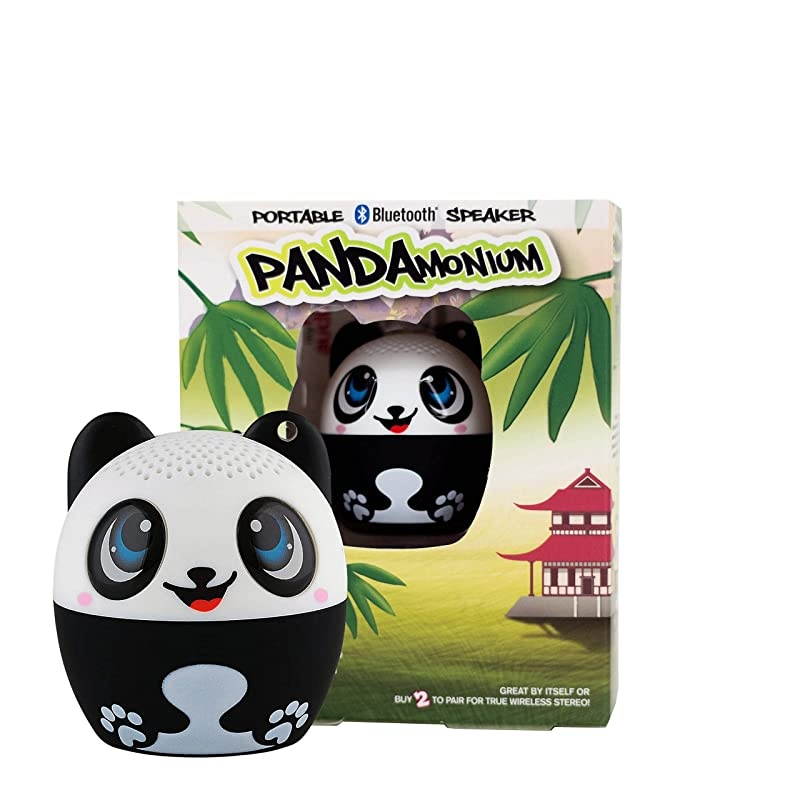 Mini Bluetooth Animal Wireless Speaker for Kids of All Ages True Wireless Stereo Pair with Another TWS Pet for Powerful Rich RoomFilling Sound Pandamonium