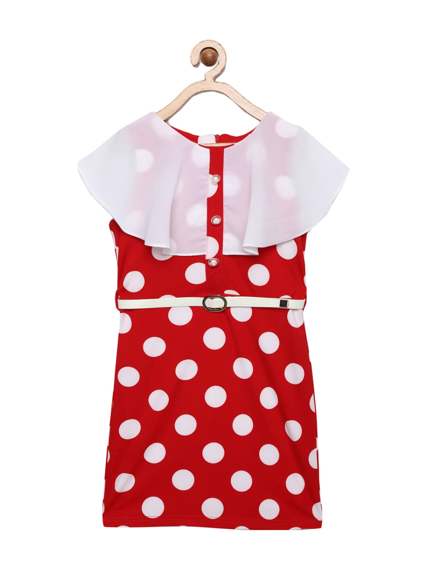 Tiny Girl Kids Red Printed Dress