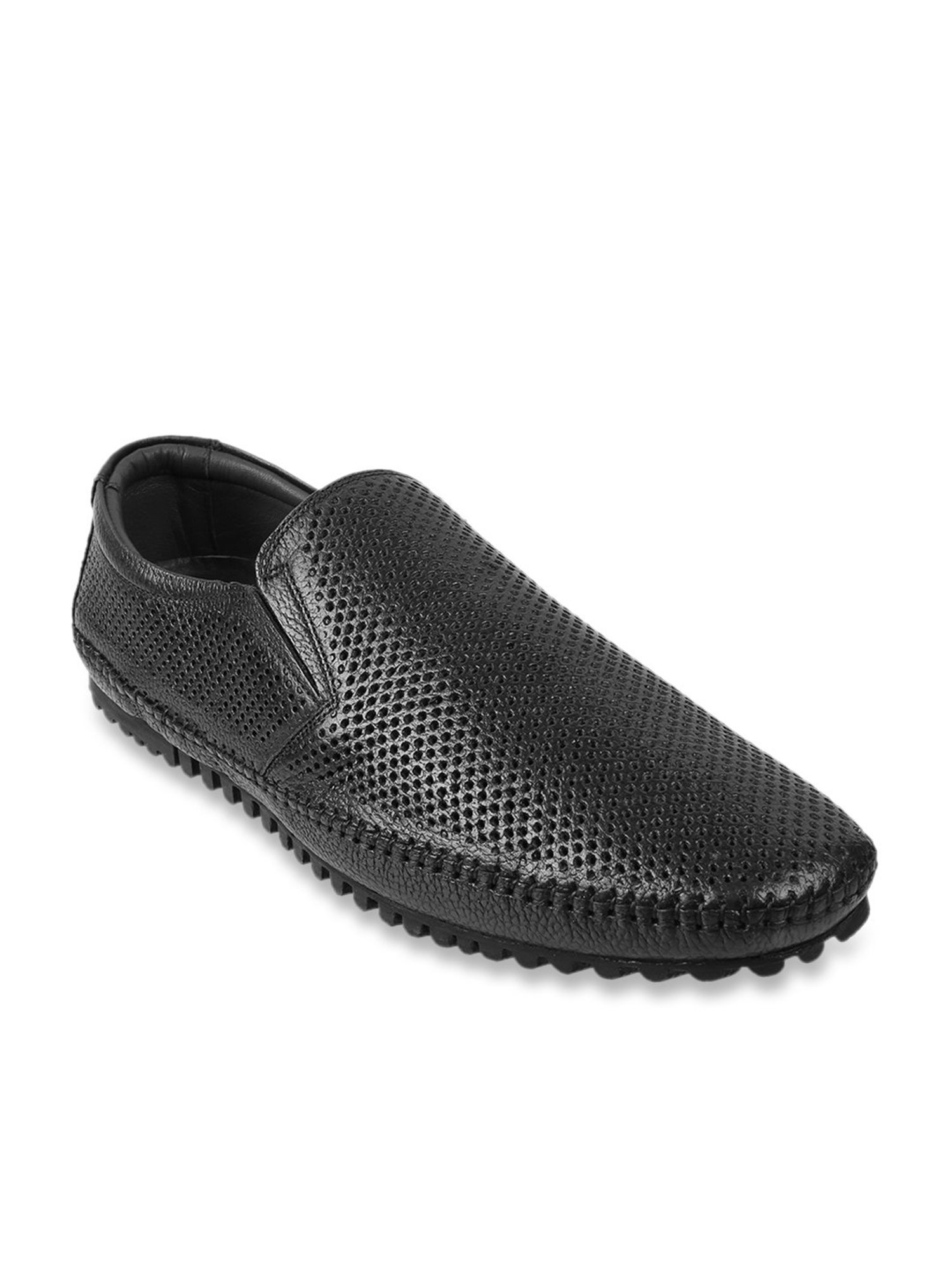 Metro Men's Black Casual Loafers