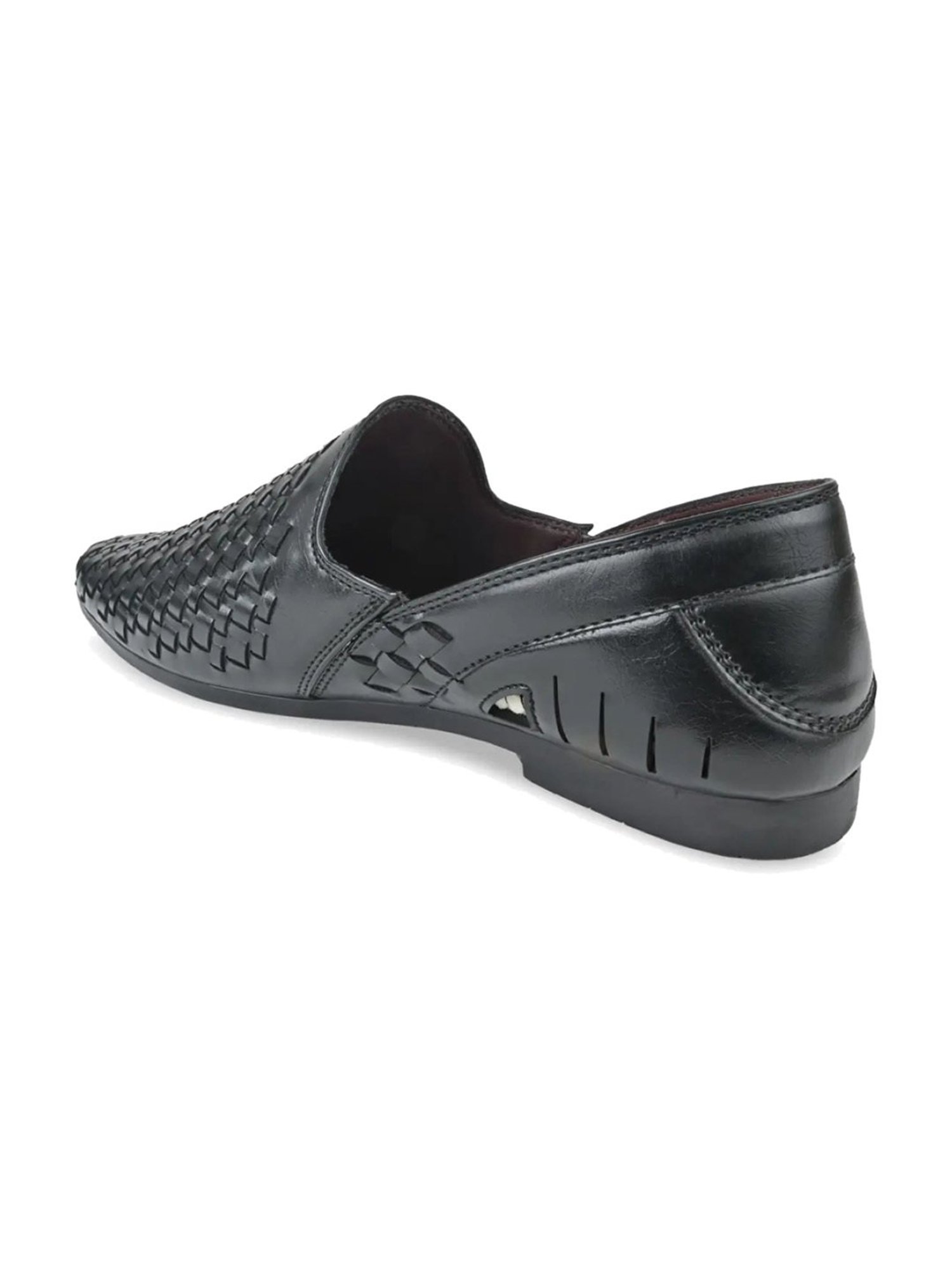 Regal Men's Black Ethnic Juttis