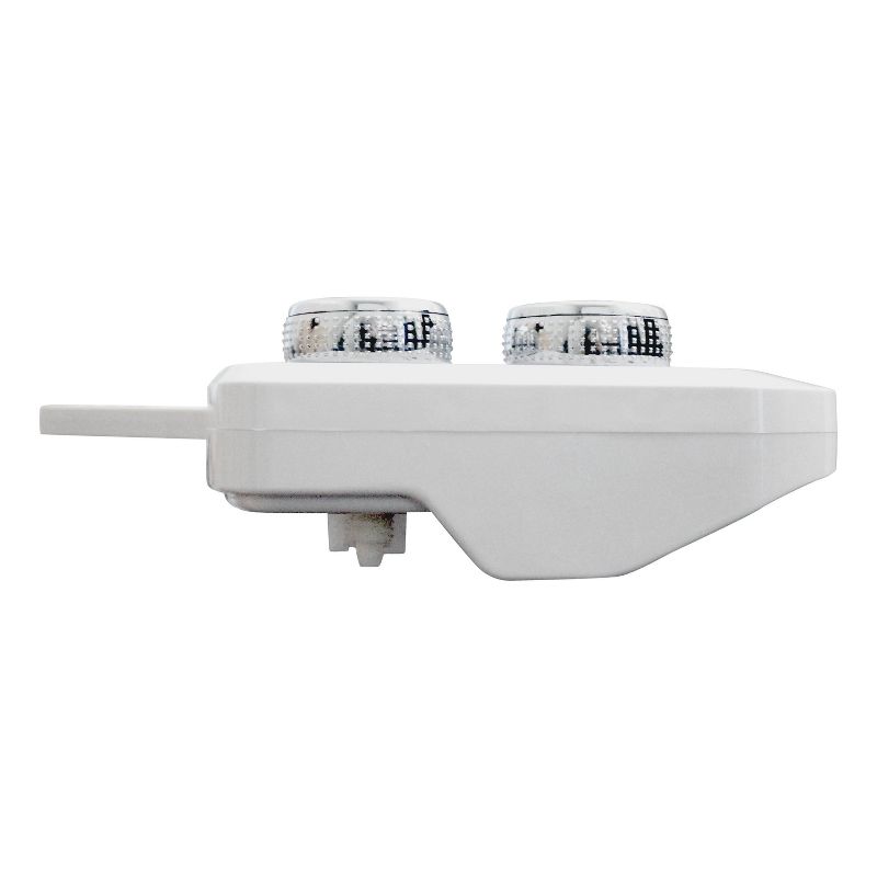 SB-410 Non-Electric Bidet Attachment with Single Nozzle and Hot/Cold Water White - SmartBidet