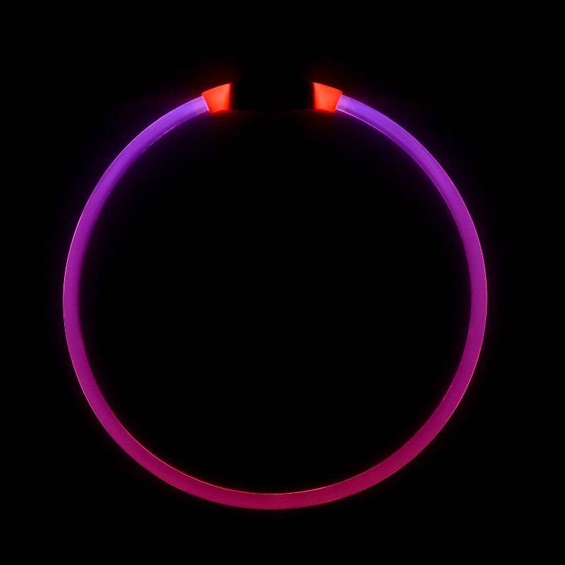 Nite Ize Howl LED Safety Necklace Dog Collar - Pink