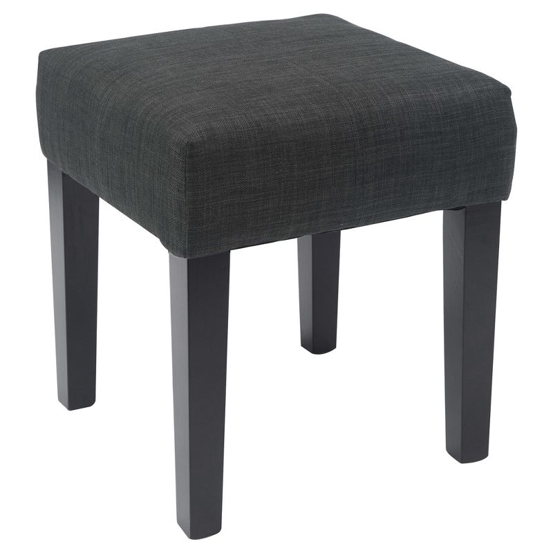 Antonio 16" Square Bench - Dark Gray - Corliving