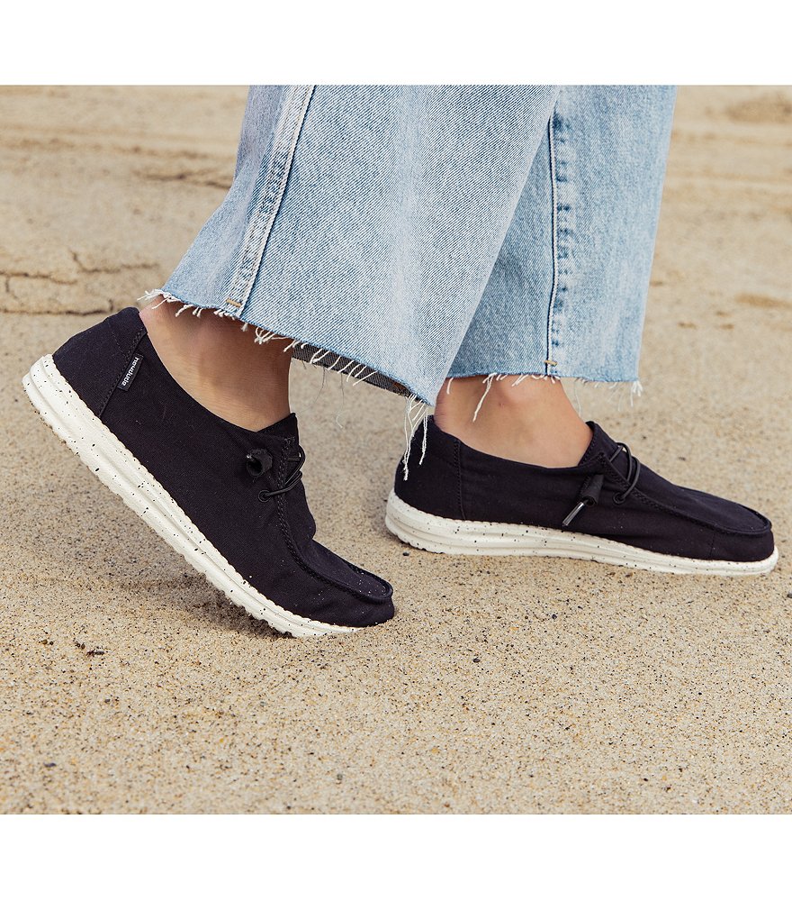 Hey Dude Women's Wendy Canvas Washable Slip-Ons