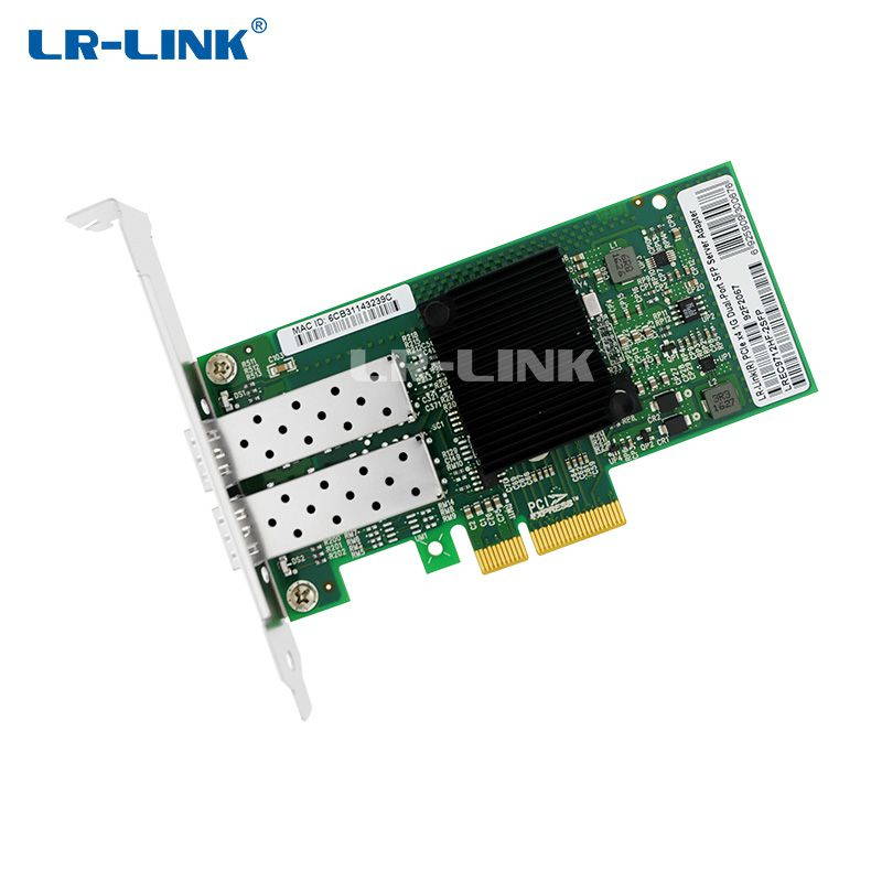 PCI Express x4 Dual Port SFP Gigabit Server Adapter (Intel I350 Based)