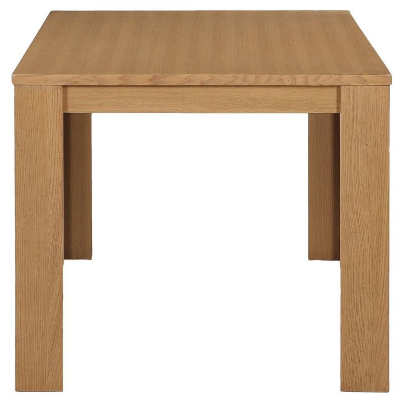 Weston Block Leg Wood Dining Table Wheat - Dorel Living