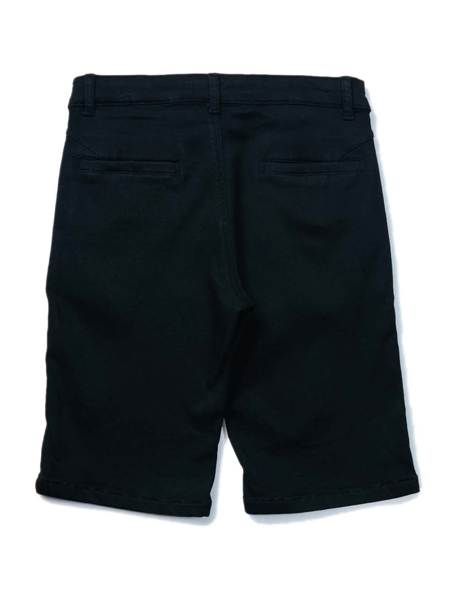 Gini & Jony Boys Black Printed Bermudas