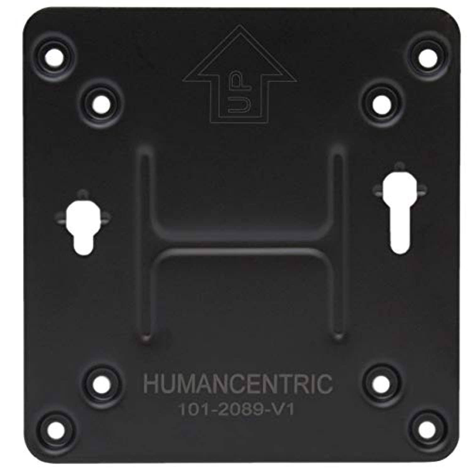 humancentric vesa mounting kit compatible with intel nuc | vesa adapter bracket to attach nuc mini pc computer to the back of a