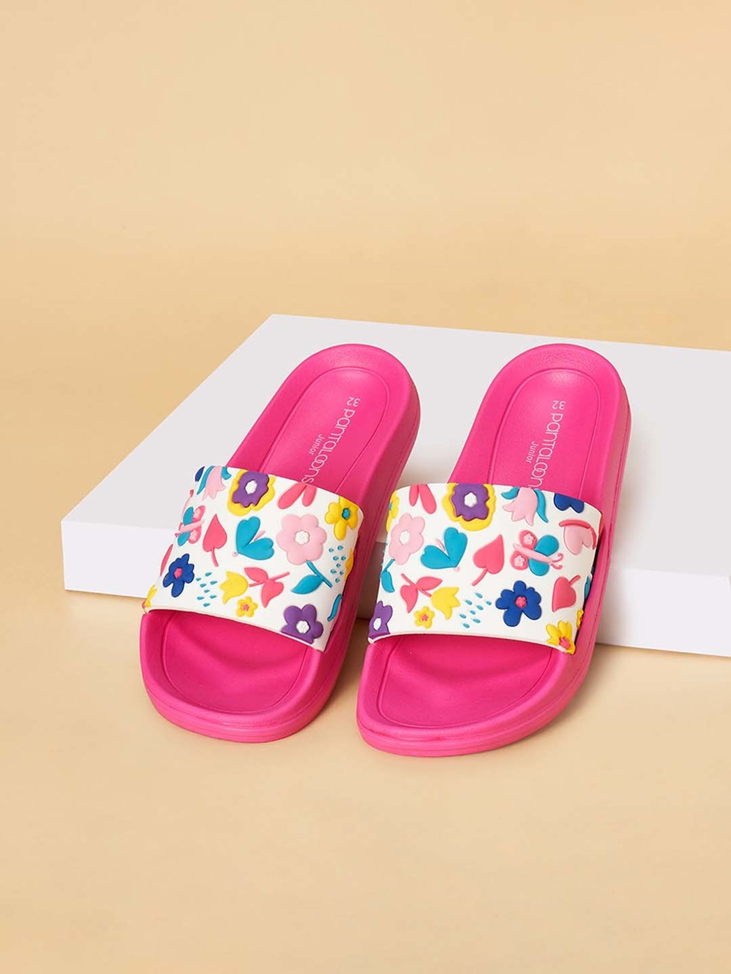Passion Petals Kids Pink Sling Back Clogs