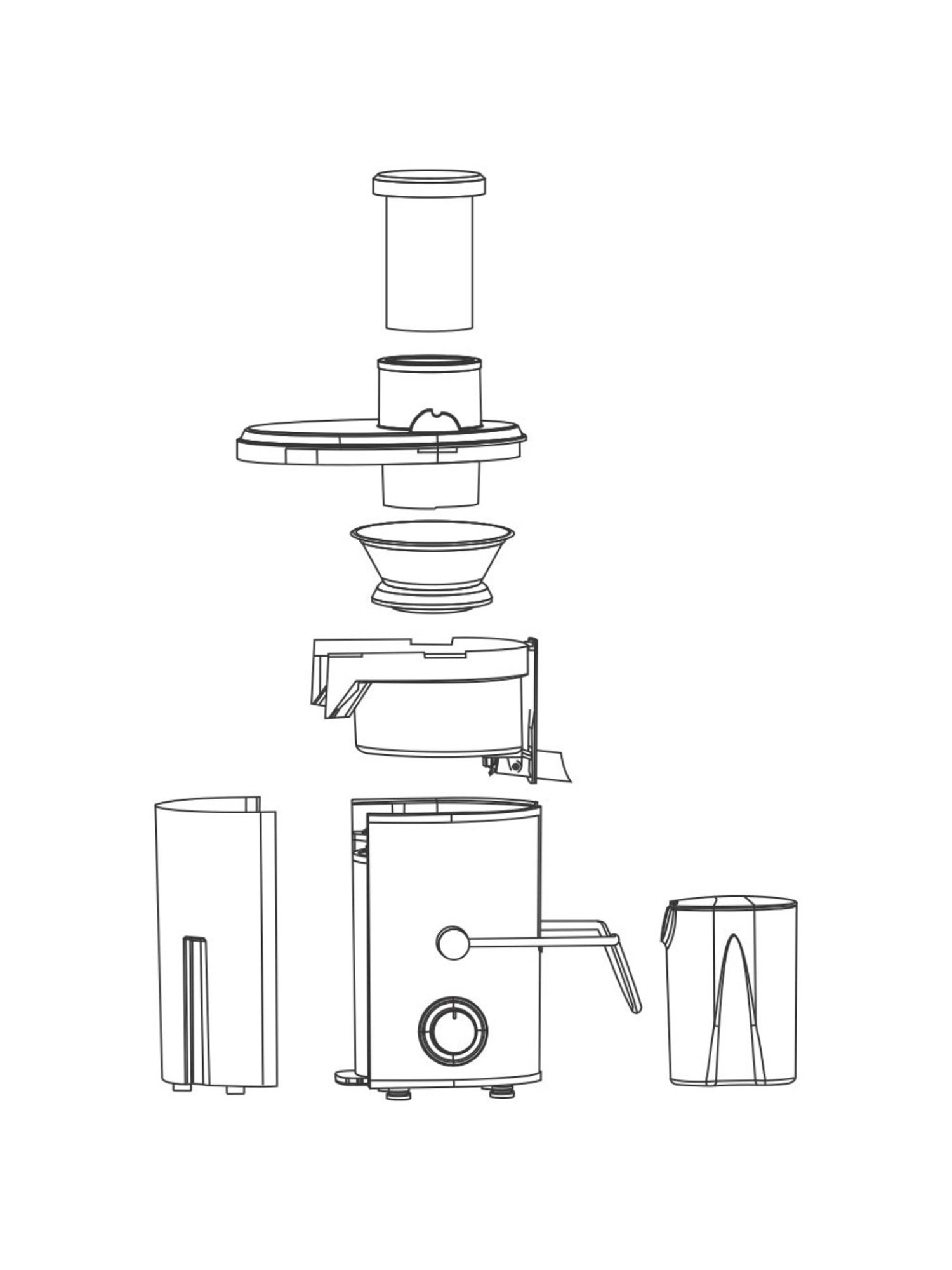 BLACK+DECKER BXCJ0101IN Citrus Juicer 30 Watt 1L (White)