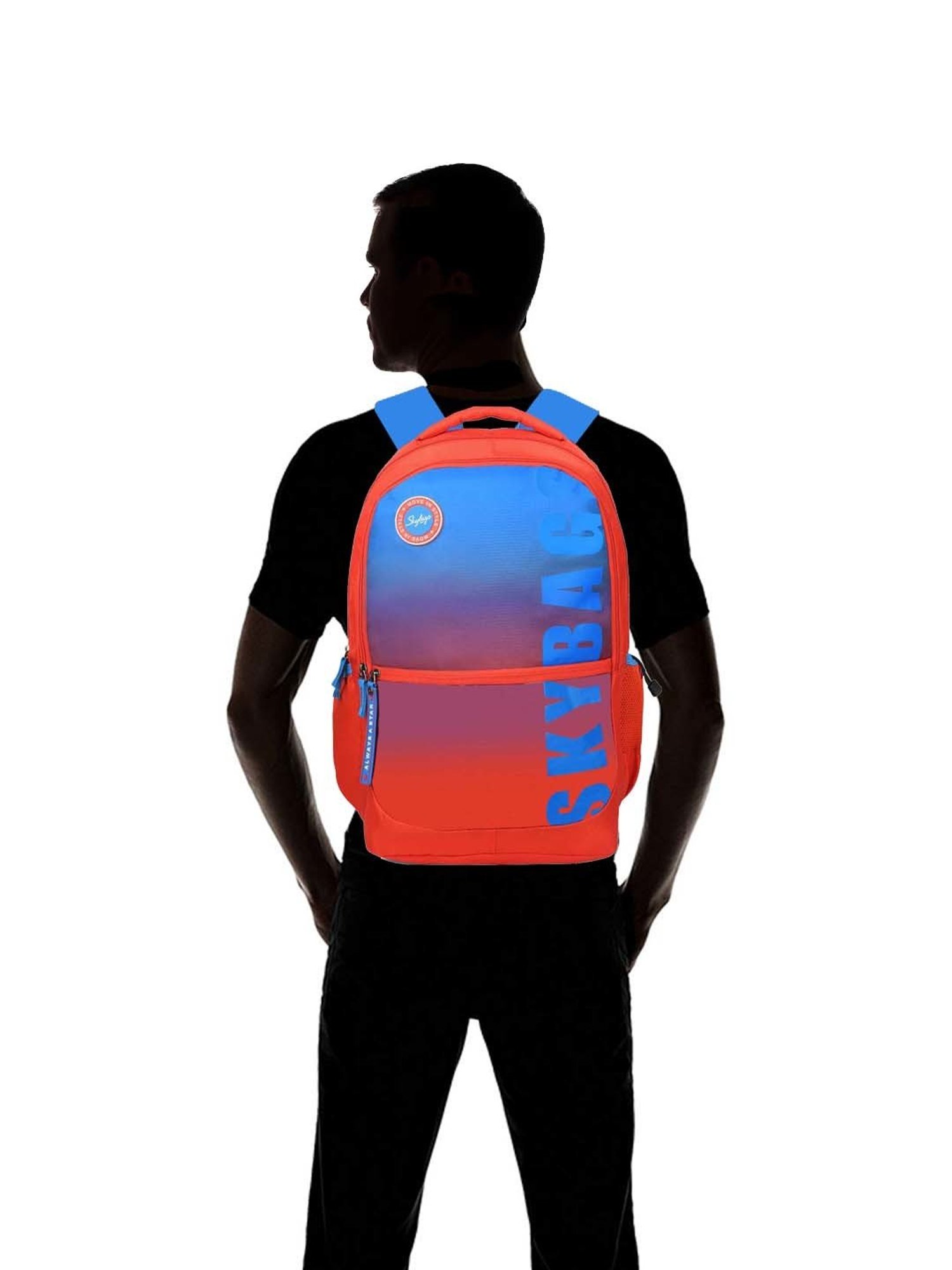 Skybags Squad Plus 03 30 Ltrs Orange Medium Backpack