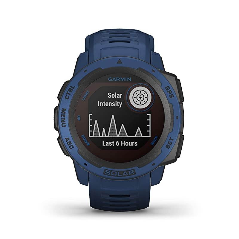 Garmin Instinct Solar Surf Edition Premium GPS Smartwatch with Included  Power Bank Bundle (Cloudbreak)