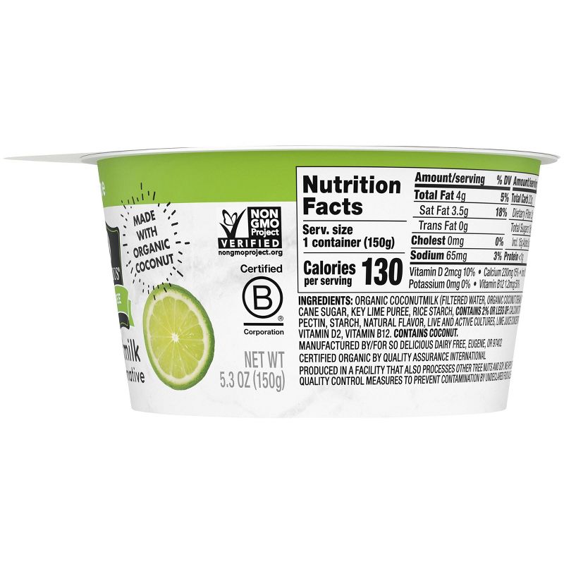 SoDelicious Coconut Key Lime Yogurt - 5.3oz