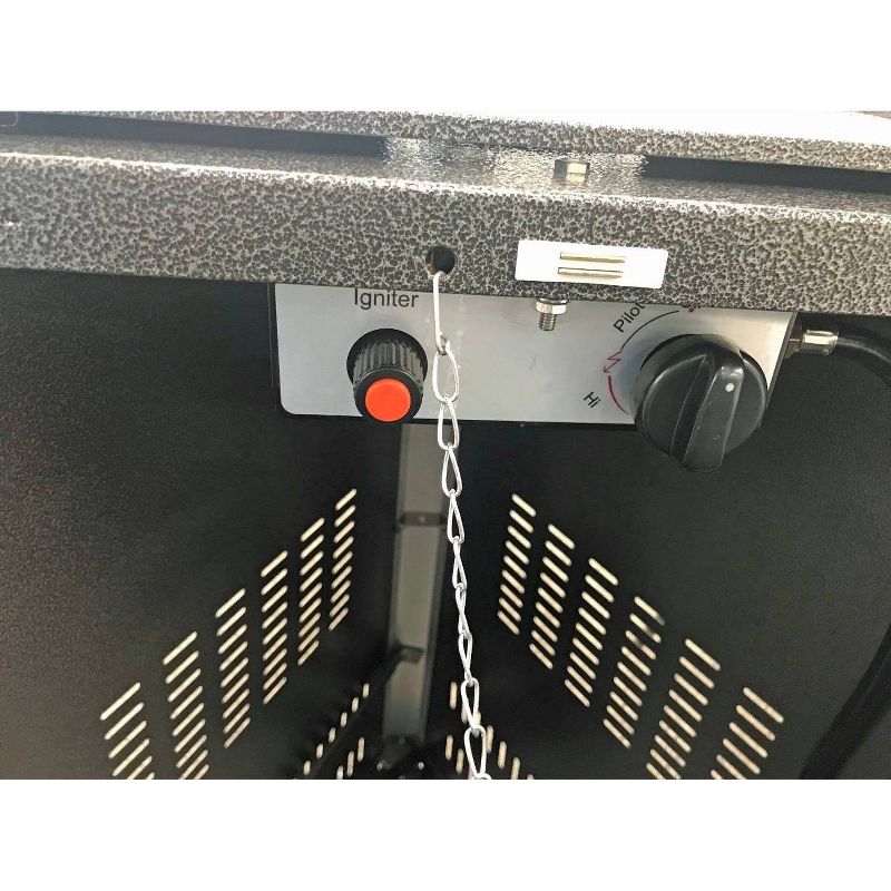 Glass Tube Outdoor Patio Heater Hammered Silver - AZ Patio Heaters