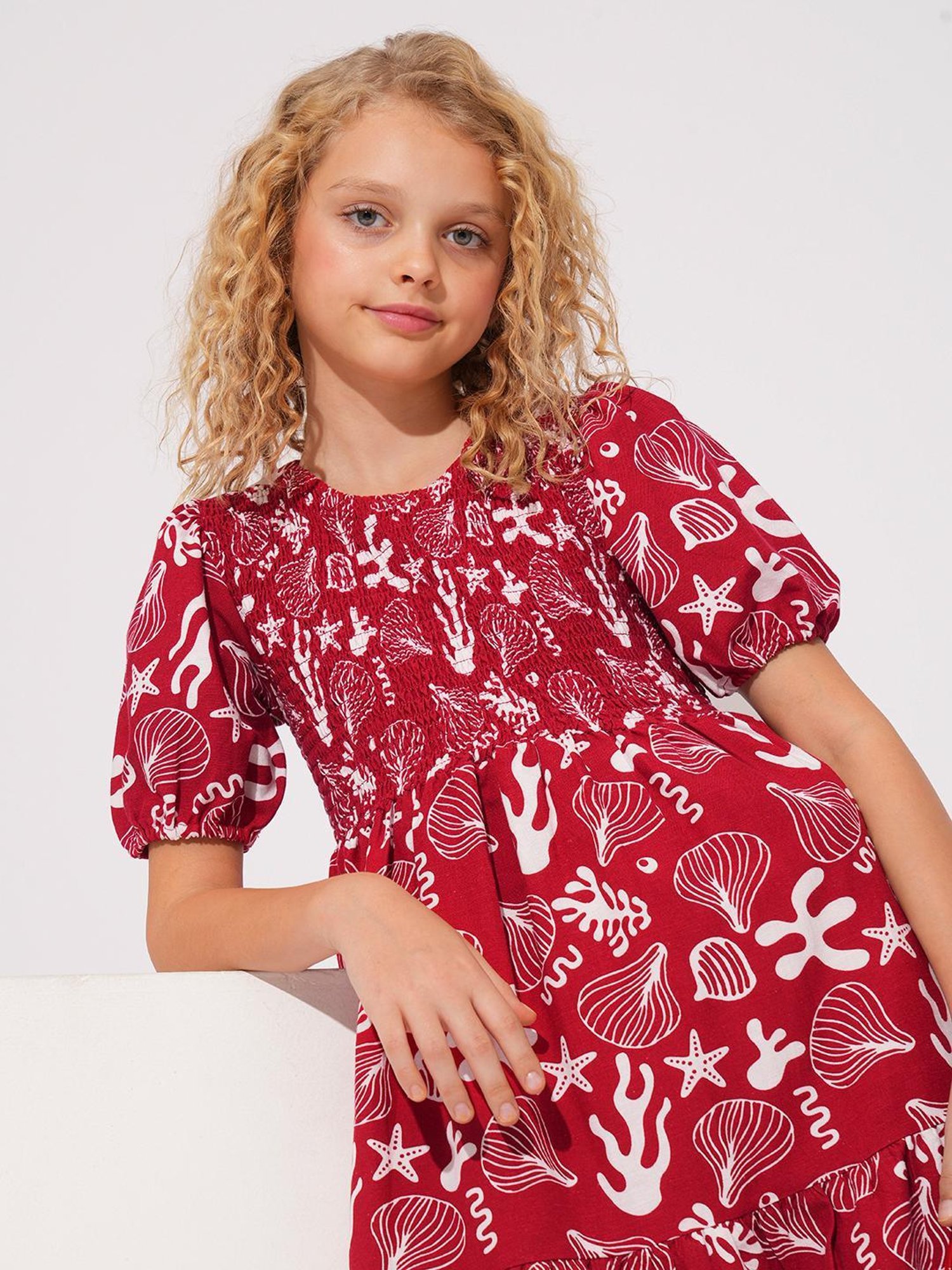 VERO MODA GIRL Kids Salsa Printed Dress