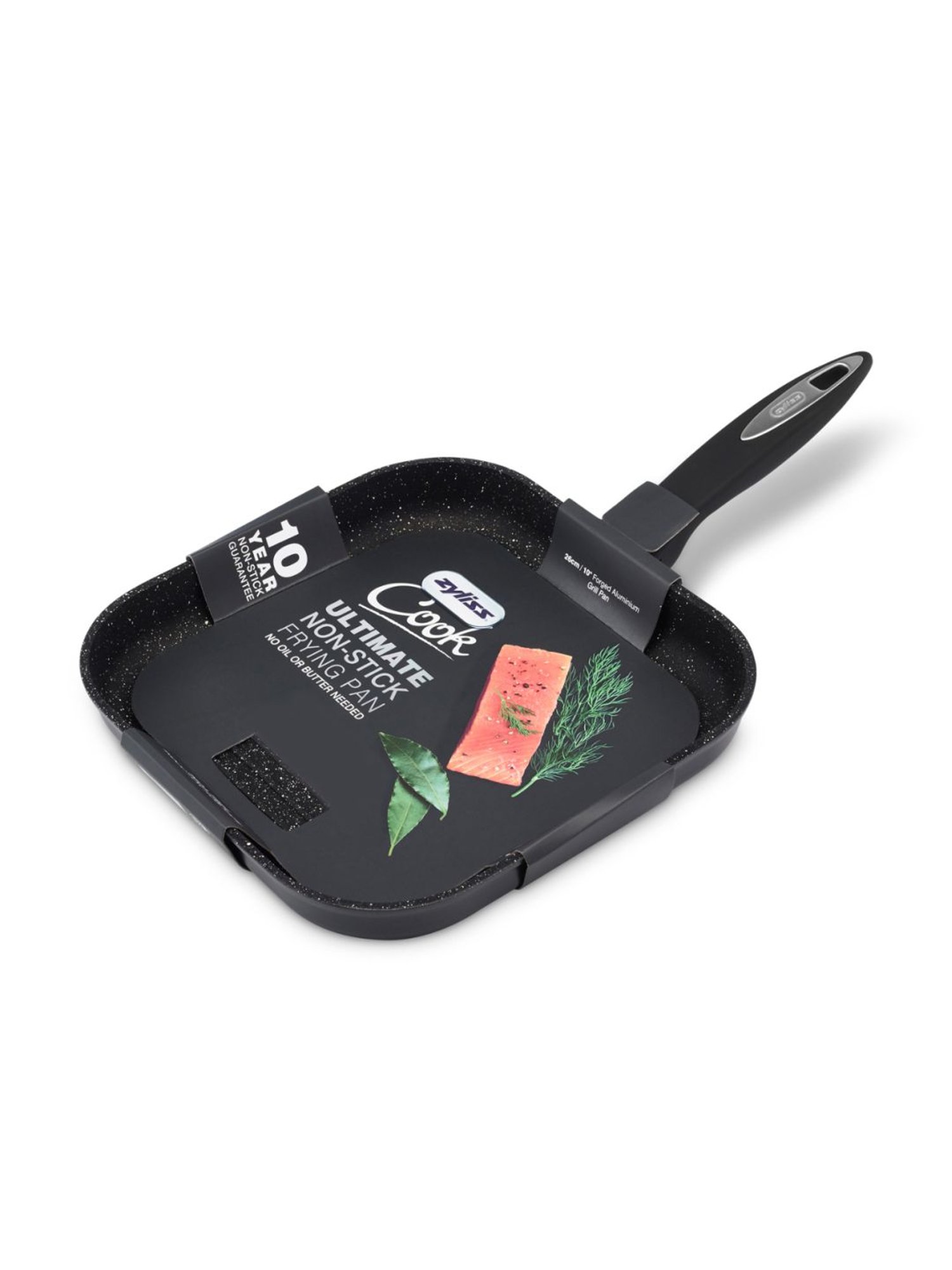 Zyliss Cookware Black Aluminium Non-Stick Grill Pan(26 cm) - Set of 1