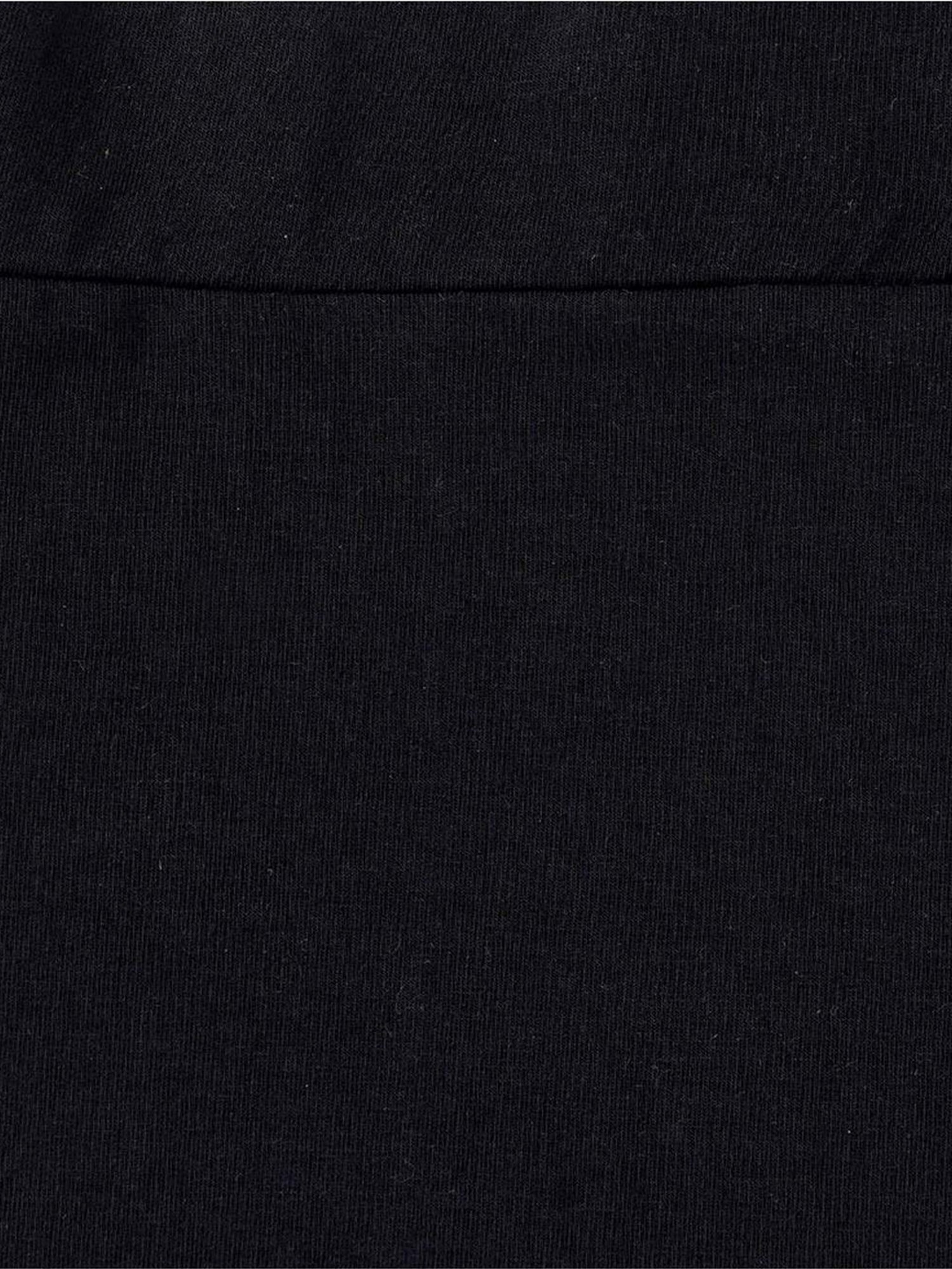 Edheads Kids Black Cotton Regular Fit Skirt